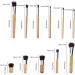 Voko 11-Piece Makeup Brush Set | Natural Bamboo & Soft Synthetic Brushes | Includes Concealers Lip & Eyeshadow Brushes | Travel Bag Included - Buy Online on GoSupps.com