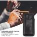 Cigar Travel Case 3 Cigar Storage Space Front Cutter Pocket Cigar Holder Case Leather for Birthday Gift (Black) - Buy Online on GoSupps.com