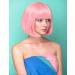 PLANTURECO Pink Wig and Party Sunglasses Pink Wigs for Women Pink Wig with Bangs Light Pink Wig Pink Bob Wig Pink Cosplay Wigs and Party Wigs - Bachelorette Party Wigs Decorations Favors - Buy Online on GoSupps.com