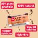 Vive Protein Bites Peanut Butter Flavour 6 x 20g - Gluten Free High Fibre Vegan Snacks - Dark Chocolate Coated Mini Protein Bars - 6 Count Pack - Buy Online on GoSupps.com