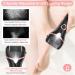 Waterproof Electric Callus Remover for Feet - Rechargeable Pedicure Kit with 3 Roller Heads, 2 Speeds, LED Display - Foot File for Hard, Cracked, Dry, Dead Skin - Buy Online on GoSupps.com