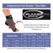 Plantar Fasciitis Compression Socks for Men & Women - Arch Support Ankle Sleeves - Black Medium (1 Pair - Buy Online on GoSupps.com