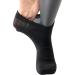 Yomandamor Men's Diabetic Socks 5-Pair Pack - Coolmax Ankle Socks with Arch Support, Size 10-13, Black - Buy Online on GoSupps.com