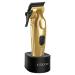 Cocco Veloce Pro Clipper Digital Gap Ambassador Graphene Taper Blade Professional Hair Clippers High-Torque BLDC Motor All-Metal Cordless Charging Base Included Gold