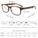 Bosail Blue Light Filter Reading Glasses for Men & Women - 4 Pack Spring Hinge - Strength 2.0 - Stylish Visual Aid in 4 Colors - Buy Online on GoSupps.com