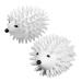 Smart Design Plastic Dryer Balls w/Spikes - Fabric Softener - Eliminates Wrinkles & Reduces Static - for Laundry Clothes Fabrics (2 Pack) Hedgehog