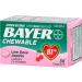 Bayer Chewable Low Dose Baby Aspirin Cherry Flavor 36 Tablets - 2 Pack - Buy Online on GoSupps.com