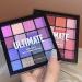 Yeweian Purple Blue Eyeshadow Palette - 16 Glitter Matte Shades, Waterproof Korean Makeup - Buy Online on GoSupps.com