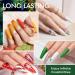 Honey Joy 8pcs Fine Dipping Powder Nail Color Kit - Orange Green Yellow Red Purple Dark Blue | Gel Polish Effect, Smooth Finish (Dip-8pcs-01) - Buy Online on GoSupps.com