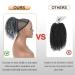 SCENTW Grey Dreadlock Ponytail Extensions for Women | Drawstring Clip-on Goddess Coil Hairpieces for Black Women - Buy Online on GoSupps.com