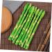 HOMSFOU 20 Pcs Simulated Asparagus Ornaments Pretend Play Food Fake Bamboos Food Faux Veggies Fake Food Model Asparagus Models Simulated Food Artificial Asparagus Model Pvc Vegetable Plant Light Greenx2pcs 19X0.9CMx2pcs - Buy Online on GoSupps.com