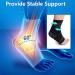 Foot Brace & Ankle Support for Sprains | Achilles Tendonitis & Plantar Fasciitis Relief | Breathable Design for Men & Women - Buy Online on GoSupps.com