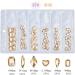 60Pcs Flatback Nail Rhinestones Mini Nail Charms 3D Crystal Gems Jewelry DIY Manicure Nail Decoration Part Fashion Accessories Embellishments Craft Supplies - Buy Online on GoSupps.com
