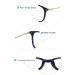 Blue Light Blocking Computer Glasses Anti Radiation - Blocking Eye Strain Transparent Black - Buy Online on GoSupps.com