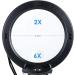 4.2 Inch Neck Hang Magnifying with Lights 6X 2X Lens Hands Free Lighted Reading Magnifier Desk Stand Full of Stars - Buy Online on GoSupps.com