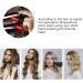 3 Barrel Curling Iron 25mm Crimper with Adjustable Temperature | Fast Heating Ceramic Tourmaline Curling Wand | Includes Heat Resistant Glove - Black - Buy Online on GoSupps.com