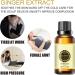 Slimming Oil - Ginger Oil for Weight Loss & Abdominal Massage - Lymphatic Drainage Fat Tissue Oil - Buy Online on GoSupps.com
