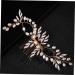 Healeved Piece Pearl Hair Comb Tiara Wedding Pearl Leaf Hair Comb Decorative Accessories Pearl Tiara Pearl Wedding Hair Wedding Hair Comb Hair Topper Bridal Clip Beads Alloy Prom Bridesmaid - Buy Online on GoSupps.com