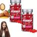 Hair Vitamin Serum Capsule Hair Treatment Serum Oil Capsules Hair Treatment Oil for Damaged Hair Leave-in Molecular Repair Hair Vitamins Serum for Dry Damaged Hair (2 Pcs)