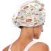 Strawberry Flowers Dry Hair Cap Set | 2 Piece Quick Drying Towel & Button Headband | Super Absorbent & Comfortable - Buy Online on GoSupps.com