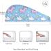 Buy White Pink Unicorn Hair Towel 2 Pack - Super Absorbent Quick Dry Hair Turbans for Women & Girls - Buy Online on GoSupps.com