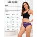 Leovqn Lace Trim Period Pants for Women - Heavy Flow Menstrual Underwear, Leakproof Postpartum Briefs - XS Purple - Buy Online on GoSupps.com