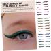 FOMIYES 18 Pairs anti sweat eyeliner pink glitter eyeshadow green eye shadow double sided adhesive tape eyeliner stickers tape DIY eyelid tape instant eyeliner stickers eye line strip tool 9x10cm As Shown 1 - Buy Online on GoSupps.com