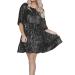 Hanxiulin women dress party dress short Christmas dress leisure cocktail dress leisure dress wedding festive sequin dresses for women black l