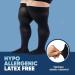 Buy Absolute Support Opaque Compression Stockings for Men - Class 2 (20-30 mmHg) - Black Graded Compression Socks for Varicose Veins & Lymphedema - 7XL - Buy Online on GoSupps.com