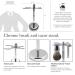 Premium G.B.S Men s Grooming Shaving Set - 9 Pieces with Butterfly Razor Bowl Cologne Brush Chrome Stand & Aftershave - Perfect Gift for Men | International Shipping Available - Buy Online on GoSupps.com