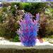 Ipetboom Terrarium Tank Plants 2pcs Aquarium Landscaping Plastic Plants Fish Tank Landscape Ornaments Fake Aquarium Plant Root Dark Blue - Buy Online on GoSupps.com