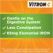 Vitron-C High Potency Iron Supplement with Vitamin C - 60 Capsules for Enhanced Absorption - Buy Online on GoSupps.com