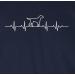 Shirtracer Women's Shirt | Heartbeat Dog 02 Design | Perfect Gift for Dog Owners | Navy Blue M - International Shipping Available - Buy Online on GoSupps.com