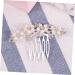 DOITOOL 1pc Bridesmaid Hair Accessories Headpiece Alloy Hair Comb Special Occasion Hair Accessories Tiara Comb for Bridal Womens Hair Accessories Pearl Comb Alloy Comb Miss - Buy Online on GoSupps.com