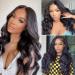 8A Grade Brazilian Body Wave Hair Bundles - 100% Virgin Human Hair Extensions (12 14 16 inch) - Natural Black Color - Buy Online on GoSupps.com
