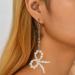 Buy Oralgos Elegant Pearl & Loop Dangling Earrings | Stylish Ear Piercing Jewelry & Accessories - International Shipping - Buy Online on GoSupps.com