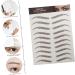 FOYTOKI 9 sheets Shaping Temporary Hairlike Imitation Artificial Transfers Eyebrow Stickers Tattoos False - Buy Online on GoSupps.com