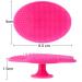 Silicone Facial Cleansing Brush for All Skin Types - Blackhead Removing Exfoliating Scrub (4-Mixed Color) - Buy Online on GoSupps.com