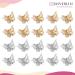 JASVERLIN Mini Butterfly Hair Clips 50pcs - Non-slip Metallic Silver Gold Hair Claws | Y2K 90s Small Tiny Hair Accessories for Women Girls | 2000s Hair Clips Organizer - Buy Online on GoSupps.com