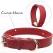 Buy Tagme Personalized Leather Dog Collar - Engraved Name & Phone for Extra Large Dogs - Coral Red XL - Buy Online on GoSupps.com