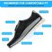 CBMTCR Women's Wide Width Shoes | Adjustable Closure | Lightweight for Diabetic Edema & Plantar Fasciitis | Size 9.5 Wide | Black - Buy Online on GoSupps.com
