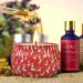 Christmas Fragrance Candles 4-Pack | Apple Cinnamon Gingerbread & Lavender Soy Wax Aromatherapy Gift Set for Women - Buy Online on GoSupps.com