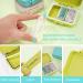Buy Pill Case with 3 Removable Compartments | AM-PM Travel Pill Organizer for Vitamins & Medicine - Compact & Portable - Green (1 Pack - Buy Online on GoSupps.com