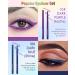Dark Blue & Purple Gel Eyeliner 2 Colors Eyeliner Crayon Pencils Waterproof Smudge-Proof Colored Eyeliner Pen Long Lasting 24h Matte Cream Waterline Eyeliner Pen Eye Makeup for Festival(10+18) - Buy Online on GoSupps.com