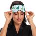 Adjustable Light Blocking Avocado Eye Mask for Deep Sleep - Men and Women | Ideal for Travel, Yoga, Meditation, Office | Breathable & Comfortable - Buy Online on GoSupps.com