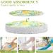 3-Pack Cleaning Kitchen Sponges Oval Plumeria Leaves and Parrot Kitchen Cellulose Dishwashing Wood Pulp Cotton - Buy Online on GoSupps.com