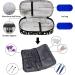TODIYADDU White Insulin Cooler Case - Music Symbol Design | Diabetes Medication Organizer Bag with Handle for Daily Life and Travel - Buy Online on GoSupps.com