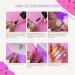 Gel X Nail Kit - 2 in 1 Nail Glue & Base Coat, 500 Coffin Nail Tips, UV Lamp - All-in-One Gel Nail Set (Clear & Apricot Color) - Buy Online on GoSupps.com