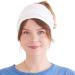 CHARM Cotton Hairband Headband Bandana Unisex -Soft Wide Chemo Headband Japanese White