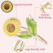 6 Pcs Cute Large Tulip Flower Metal Hair Claw Clips | NonSlip Strong Hold Barrettes for Women and Girls with Long Hair | Fashion Hair Accessories (A Style) - Buy Online on GoSupps.com